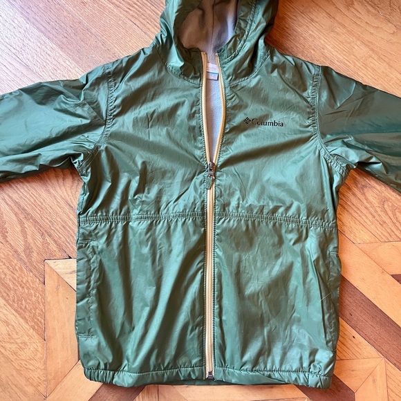 Columbia Other - Columbia Boys Small Windbreaker Jacket Full Zip Hooded Fleece